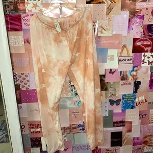 Star patterned lightweight joggers (NEVER WORN)